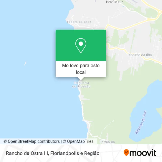 Rancho da Ostra III mapa