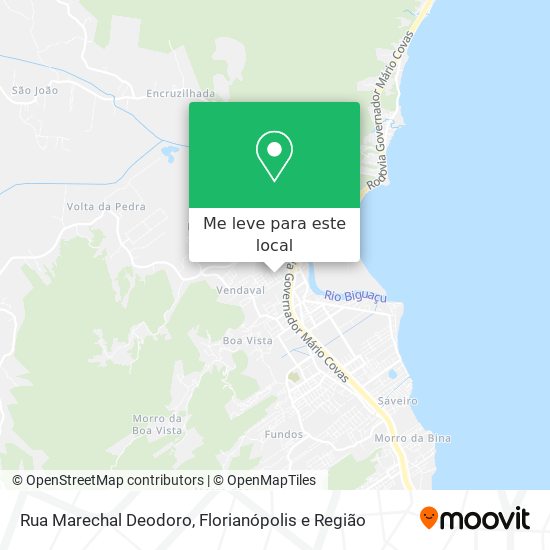 Rua Marechal Deodoro mapa