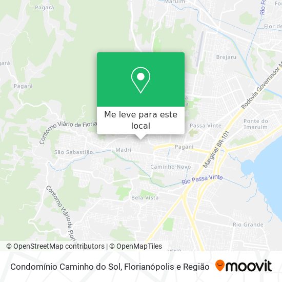 Condomínio Caminho do Sol mapa