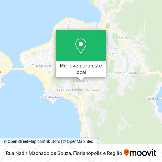 Rua Nadir Machado de Souza mapa