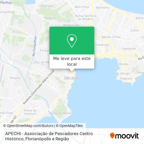 APECHI - Associação de Pescadores Centro Histórico mapa