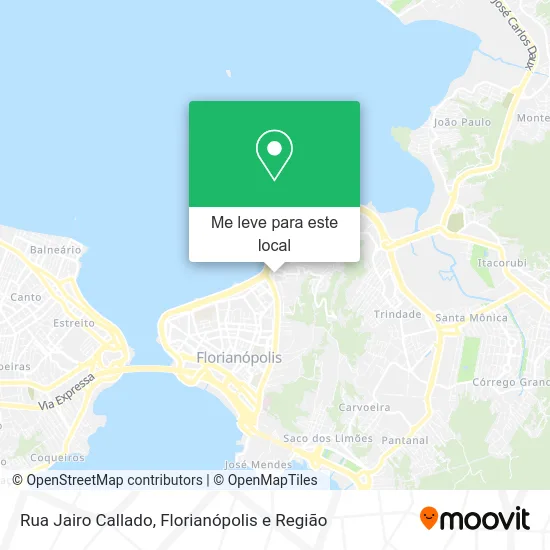 Rua Jairo Callado mapa