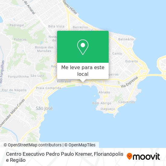 Centro Executivo Pedro Paulo Kremer mapa