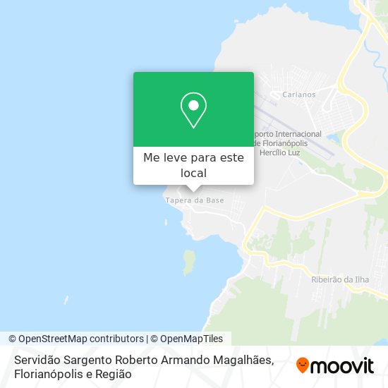 Servidão Sargento Roberto Armando Magalhães mapa