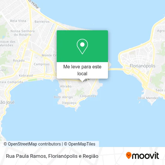 Rua Paula Ramos mapa