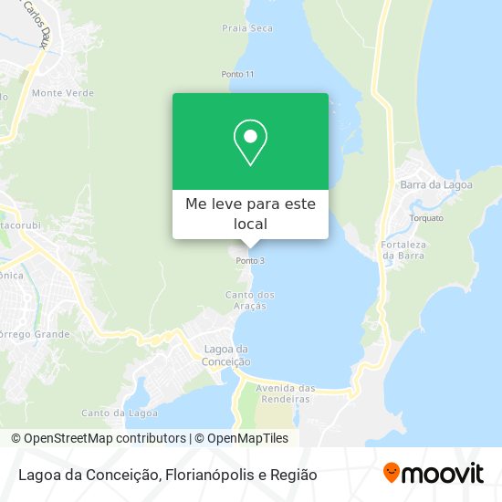 Lagoa da Conceição mapa