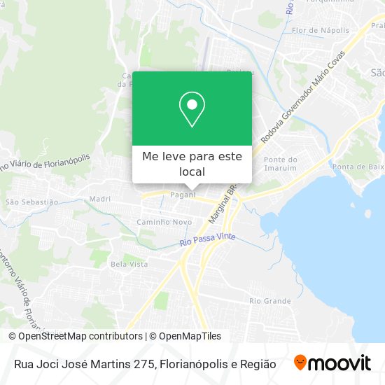 Rua Joci José Martins 275 mapa