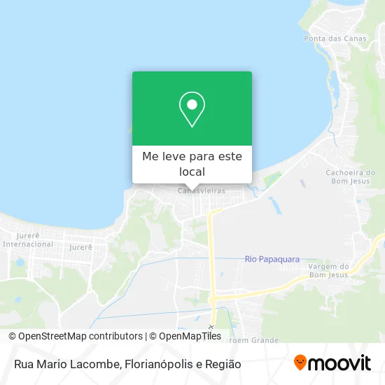 Rua Mario Lacombe mapa