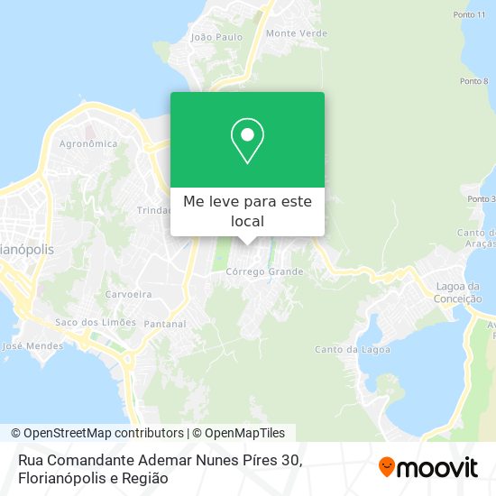 Rua Comandante Ademar Nunes Píres 30 mapa