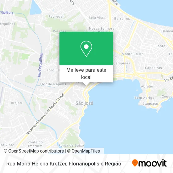 Rua Maria Helena Kretzer mapa