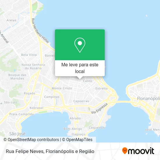 Rua Felipe Neves mapa
