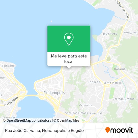 Rua João Carvalho mapa
