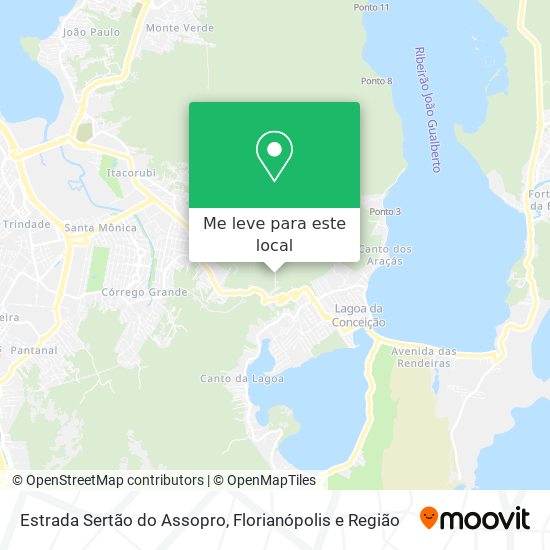 Estrada Sertão do Assopro mapa