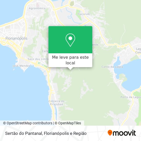 Sertão do Pantanal mapa