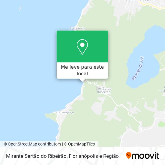 Mirante Sertão do Ribeirão mapa