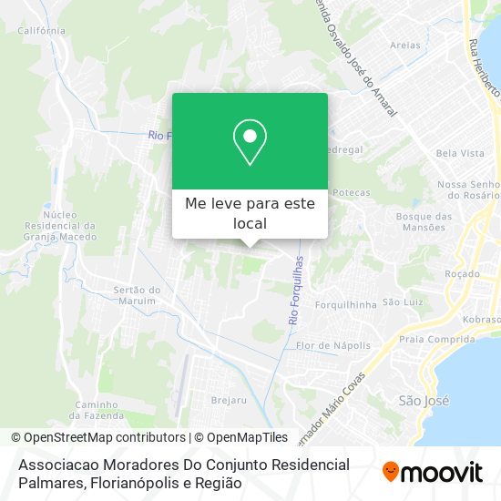 Associacao Moradores Do Conjunto Residencial Palmares mapa