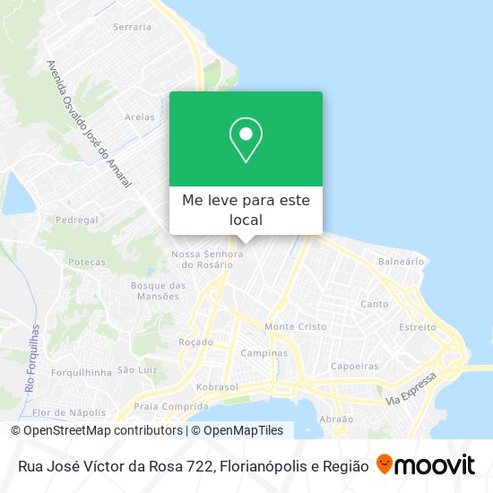 Rua José Víctor da Rosa 722 mapa