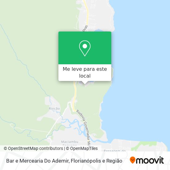 Bar e Mercearia Do Ademir mapa