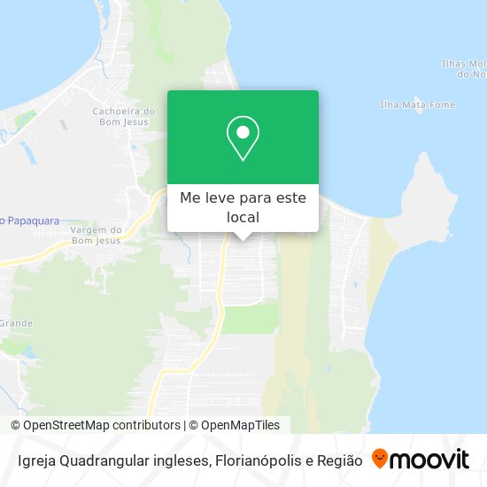 Igreja Quadrangular ingleses mapa