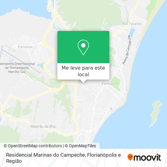 Residencial Marinas do Campeche mapa