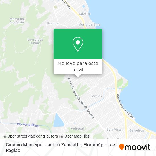 Ginásio Municipal Jardim Zanelatto mapa