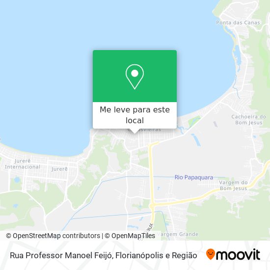 Rua Professor Manoel Feijó mapa