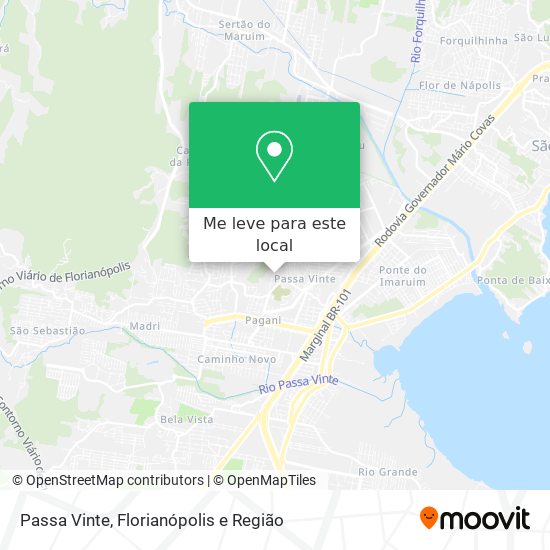 Passa Vinte mapa