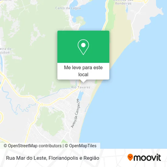 Rua Mar do Leste mapa