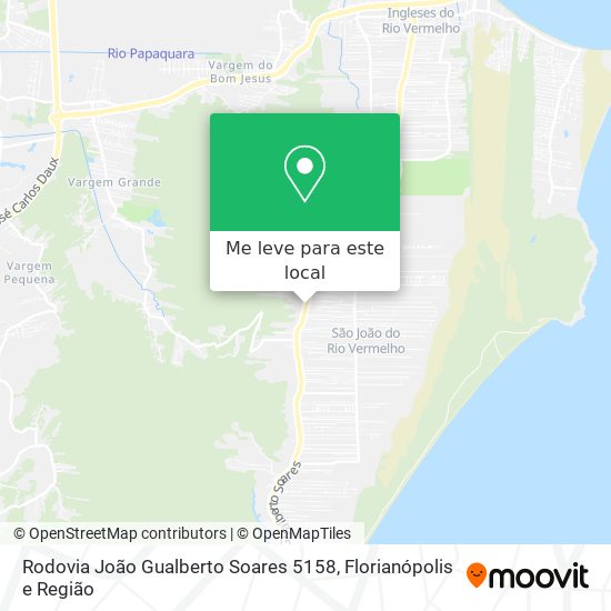 Rodovia João Gualberto Soares 5158 mapa