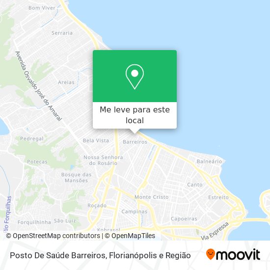 Posto De Saúde Barreiros mapa