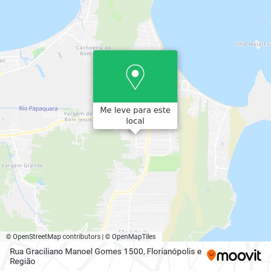 Rua Graciliano Manoel Gomes 1500 mapa