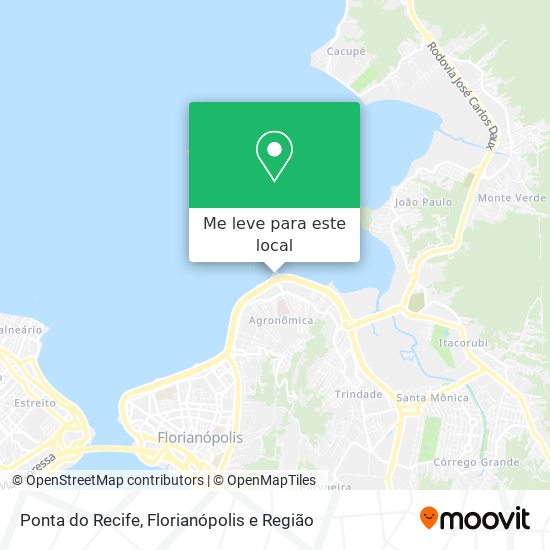 Ponta do Recife mapa