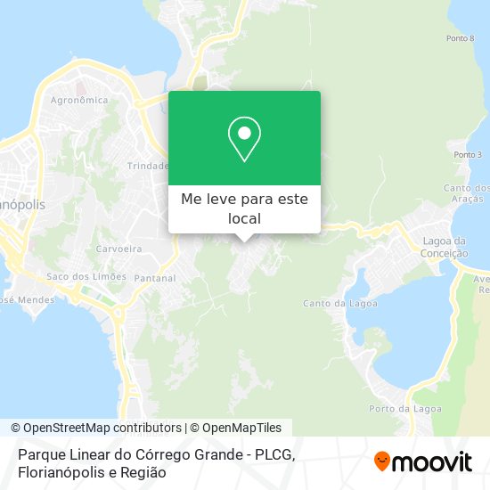 Parque Linear do Córrego Grande - PLCG mapa