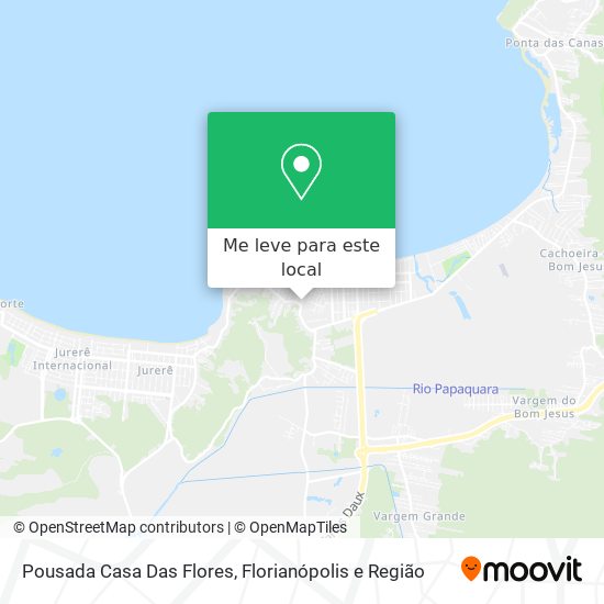 Pousada Casa Das Flores mapa