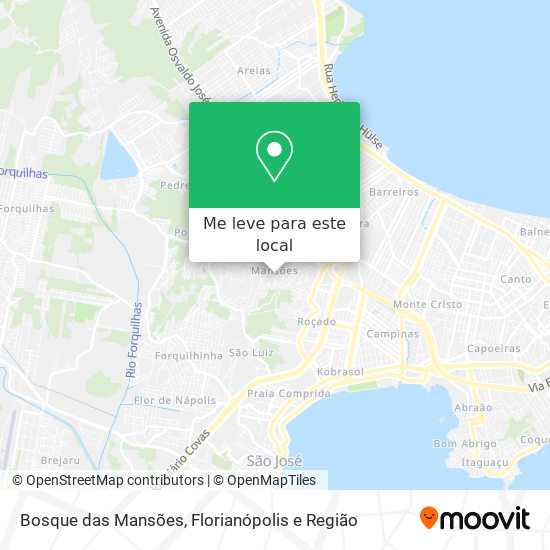Bosque das Mansões mapa