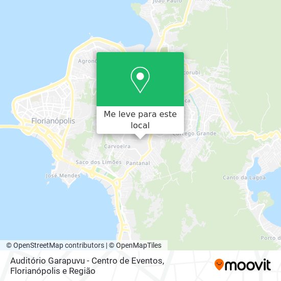 Auditório Garapuvu - Centro de Eventos mapa