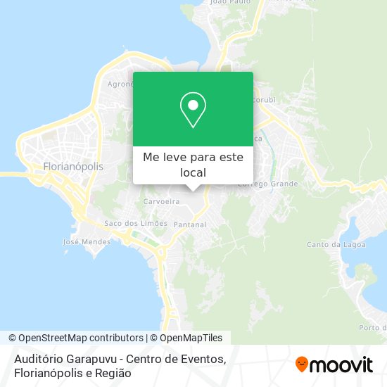 Auditório Garapuvu - Centro de Eventos mapa