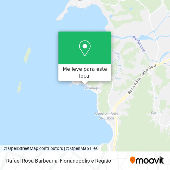 Rafael Rosa Barbearia mapa