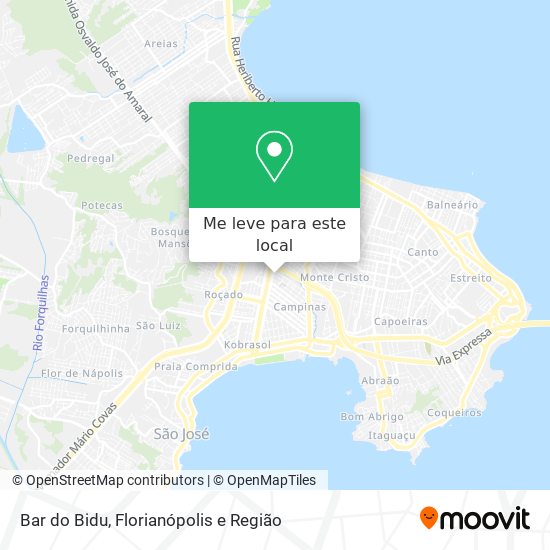 Bar do Bidu mapa