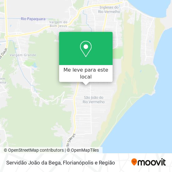 Servidão João da Bega mapa