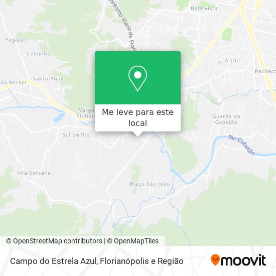 Campo do Estrela Azul mapa