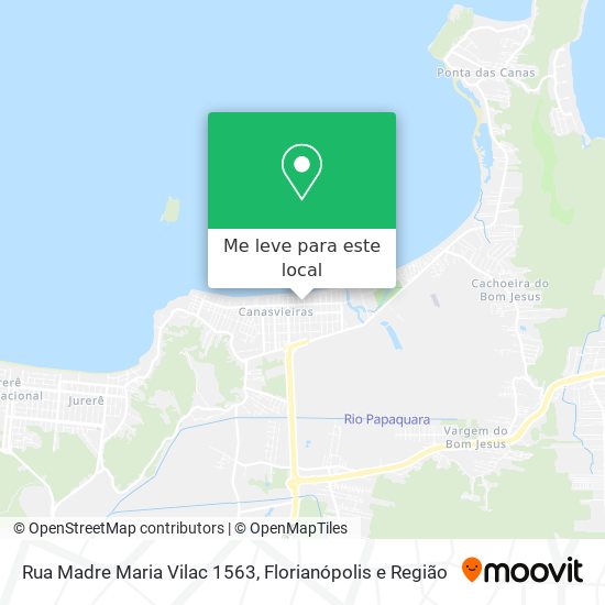 Rua Madre Maria Vilac 1563 mapa