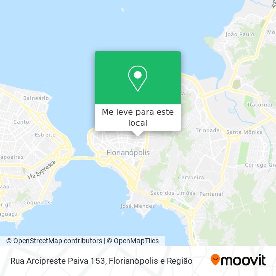 Rua Arcipreste Paiva 153 mapa