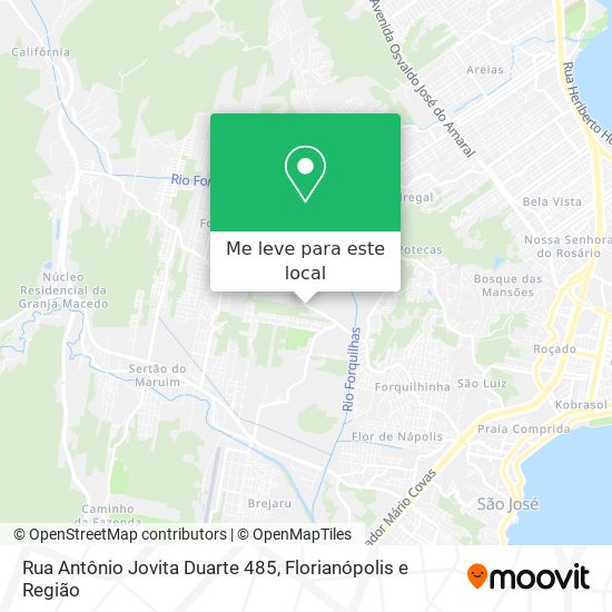 Rua Antônio Jovita Duarte 485 mapa