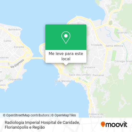 Radiologia Imperial Hospital de Caridade mapa