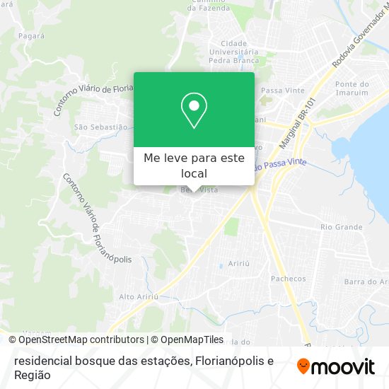 residencial bosque das estações mapa