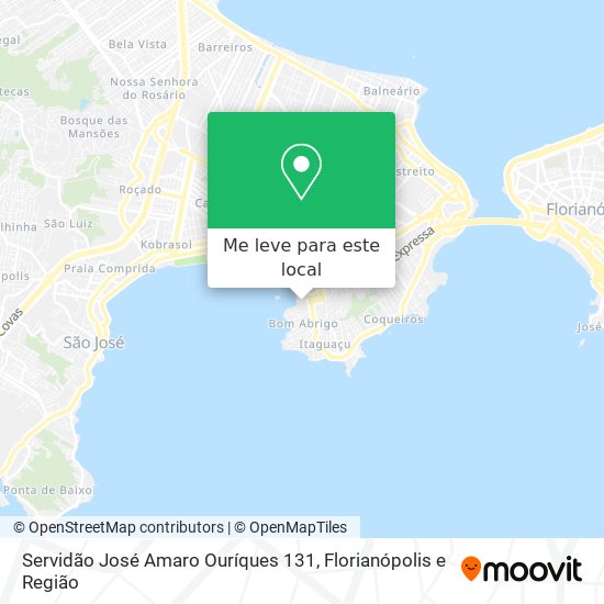 Servidão José Amaro Ouríques 131 mapa