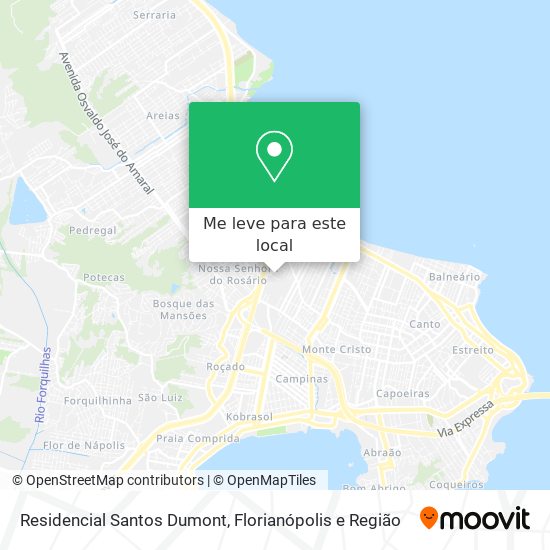 Residencial Santos Dumont mapa