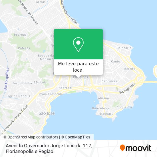 Avenida Governador Jorge Lacerda 117 mapa