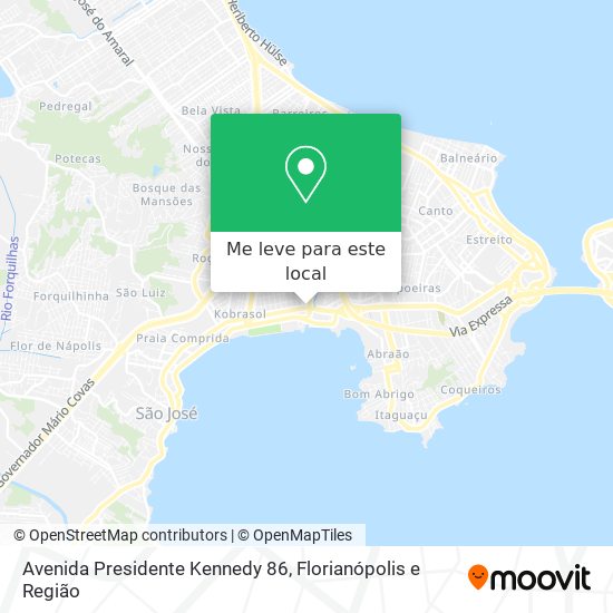 Avenida Presidente Kennedy 86 mapa